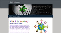 Desktop Screenshot of kidsrusacademy.com